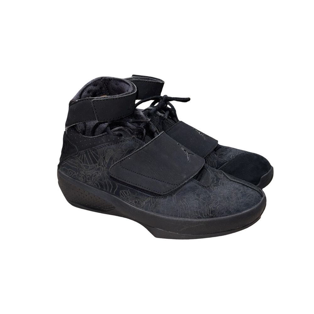 NIKE Air Jordan 20 Retro Black 2008 'Countdown Pack' Sneakers Size: US 7Y